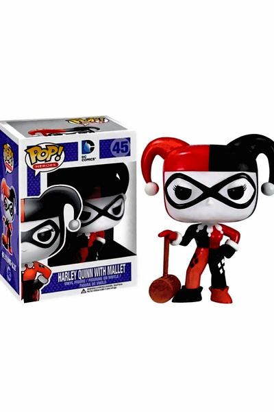OMZ Pop Heroes Harley Quinn with Mallet Girls Educational Toy Boy Toys