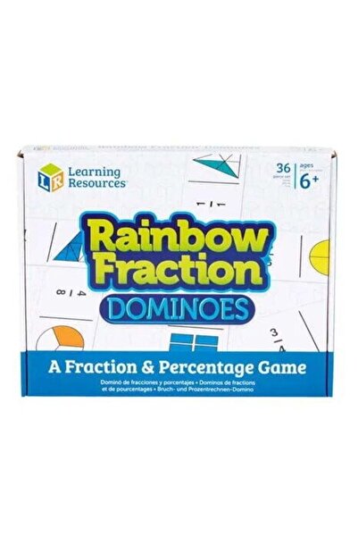 Learning Resources Domino game - Rainbow Fraction®