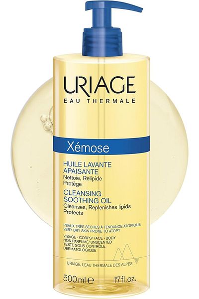 Uriage Xemose Regulating and Soothing Oils for Face and Body 500 ml