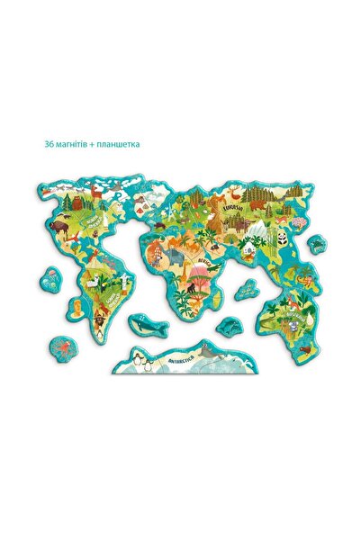 Dodo Magnetické puzzle - Svět zvířat (36 dílků)