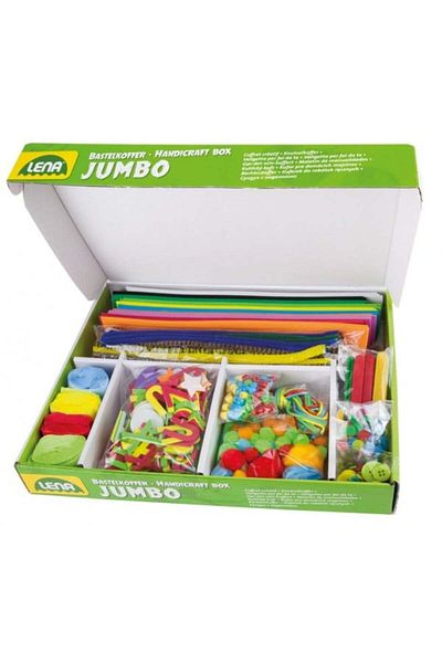 LENA Ručně vyráběná tvůrčí sada Jumbo Lena s 800 doplňky v balení