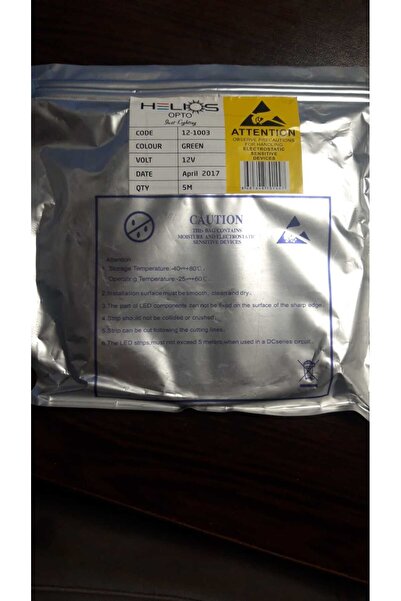 Helios İÇ MEKAN YEŞİL SERİT LED 5 MT