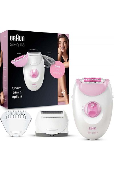 Braun Braun Silk-épil 3 3270 epilator with 3 extras