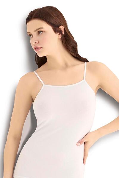 Jiber Women's Lycra Cotton Thread Strap Undershirt