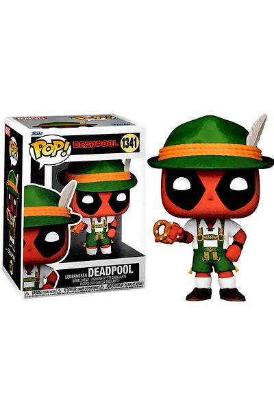OMZ Deadpool - Lederhosen Deadpool No:1341 Bobble-Head Girl Educational Toy Boy Toys