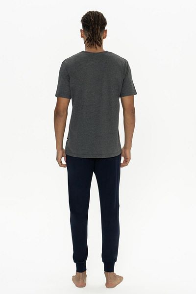 U.S. Polo Assn. ΒΑΣΗ. Ανδρικό κοστούμι πιτζάμα με στενή εφαρμογή Polo, Κοστούμι πιτζάμα με λαιμόκοψη, κοντομάνικο