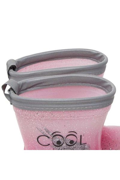 Perletti Perletti rubber boots with glitter size 28 29 fuchsia pink