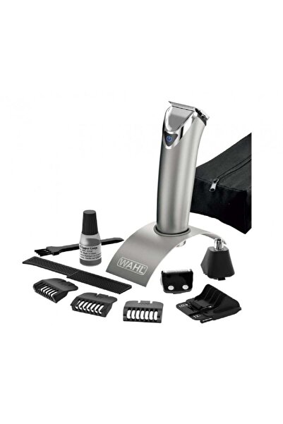 Wahl اداة تشذيب الشعر من ايون الليثيوم بلون فولاذي - WAHL 9818-727