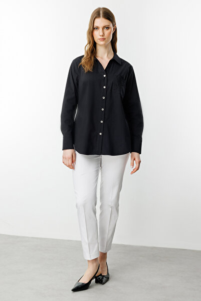 Ekol Πουκάμισο με τσέπες με κέντημα Polo Collar Rose