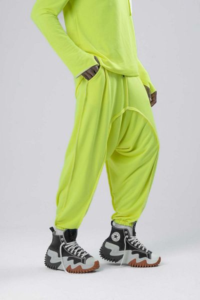 go gang own Bohemian Shalwar με ανυψωμένη μέση και λάστιχο στα πόδια
