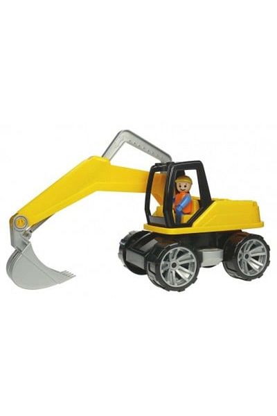 LENA Plastic excavator with figure 44 cm Truxx