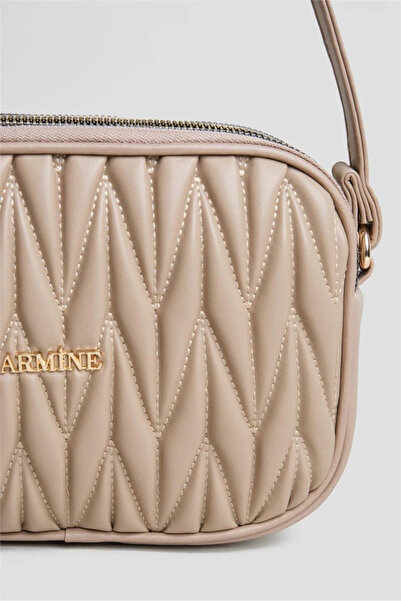 Armine Kadın Vizon Desenli Uzun Askılı Omuz Çantası 357