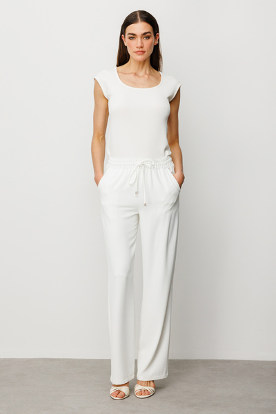 Ekol Wide Leg Crepe Trousers