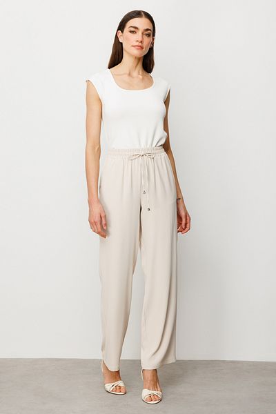 Ekol Wide Leg Crepe Trousers