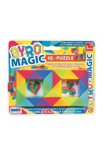 Organic Sisters Toys Puzzle magic giroscopic RS Toys cu 24 forme triunghiulare
