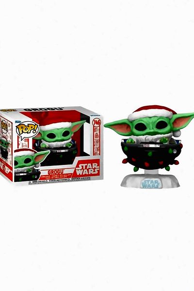 OMZ Mandalorian Grogu Pram Bobble-Head رقم: 746 - لعبة تعليمية للبنات