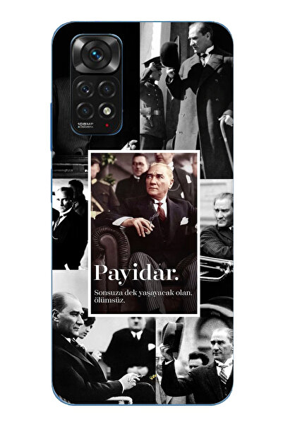 TechTree Redmi Note 11 / 11S Uyumlu Atatürk Payidar Şeffaf Silikon Kılıf