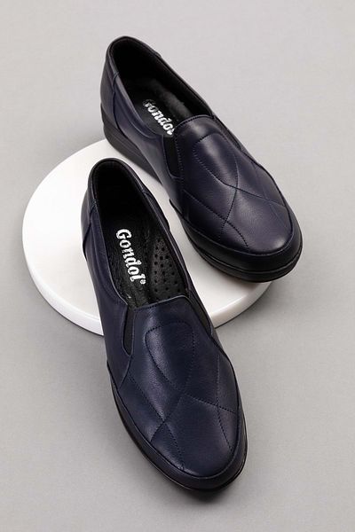 Gondol Pantofi casual de damă din piele naturală cu talpă moale anatomică Pyt.1213