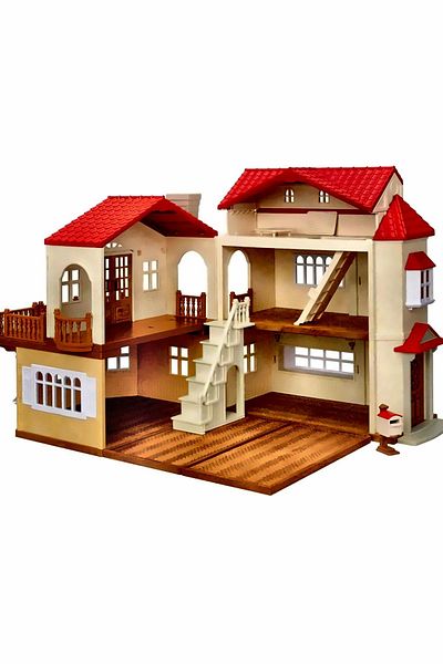 OMZ Ilies Lighted City House with Secret Playroom - Lighted House Girl Educational Toy Boy Toys