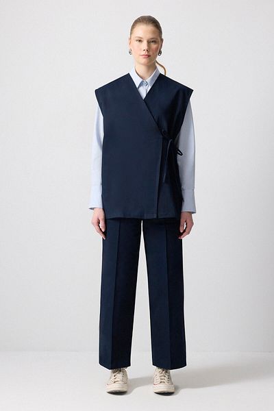 Touché Privé Gabardine Vest and Trousers Set