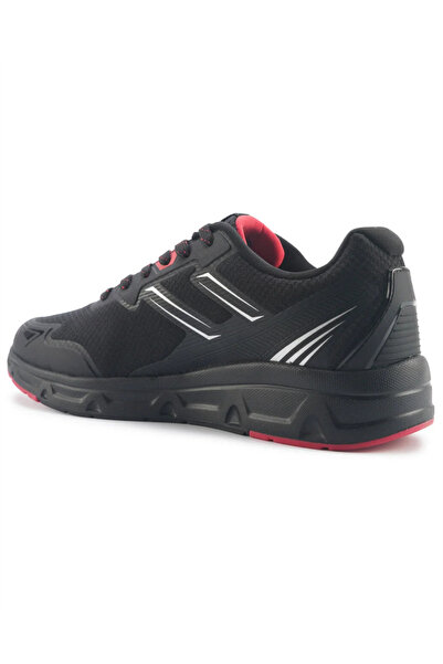 Kinetix Lexus Tx 5Fx Men's Black-Red-Silver Casual Sneakers