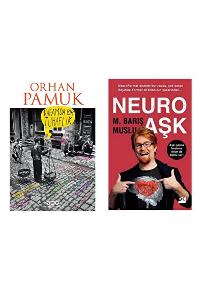 Yapı Kredi Yayınları Kafamda Bir Tuhaflık - Orhan Pamuk - Neuro Aşk - M. Barı...