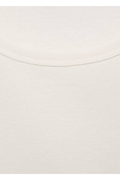 MANGO Woman 100% Cotton Short Sleeve T-Shirt