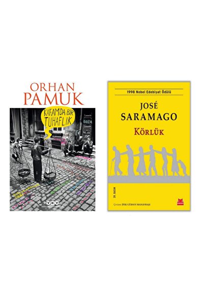Yapı Kredi Yayınları Kafamda Bir Tuhaflık - Orhan Pamuk - Körlük - Jose Saramago