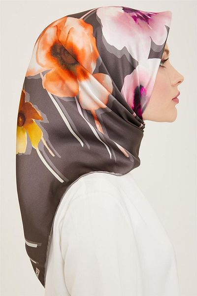 Armine Twill Silk Scarf 24Ya9105 32 51