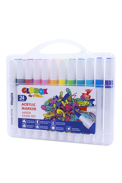 Globox 3686 Model Acrylic 24 Piece Set of Pens