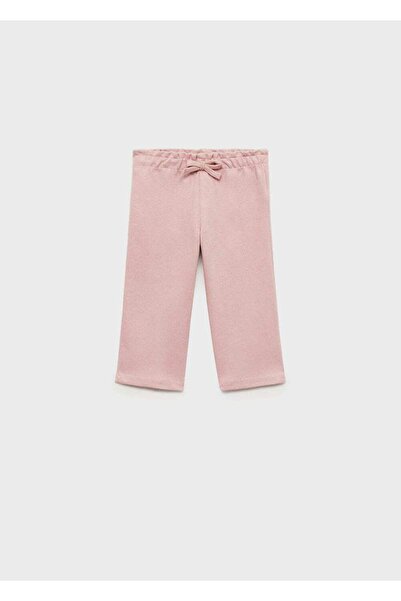 MANGO Baby Ayarlanabilir büzgü ipli pamuklu pantolon