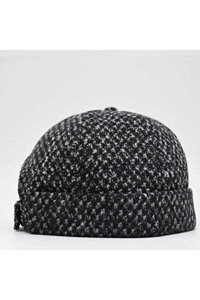 şapkadan Etnik Desen Kısa Docker Şapka Vintage Cap Kasket