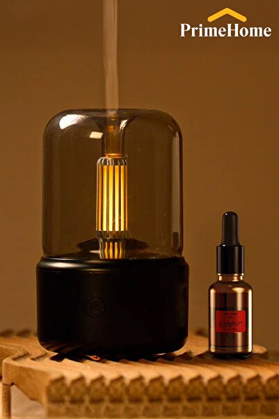 PRİME HOME H2o Nemlendirici Buhar Makinası Hava Aromaterapi Difüzörü Esansiye...