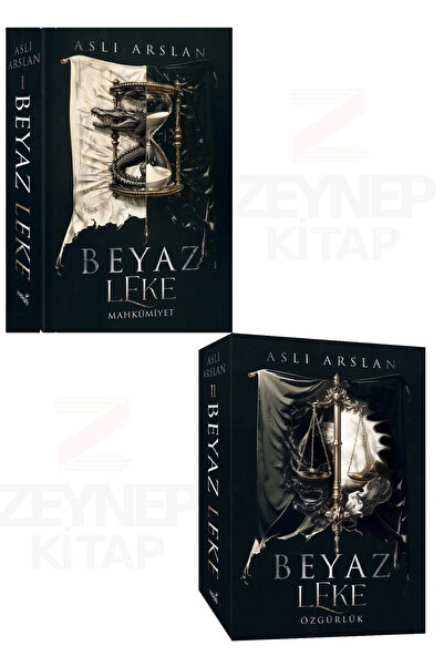 İndigo Kitap Beyaz Leke Mahkumiyet/beyaz Leke Özgürlük Aslı Arslan 2 Kitap Set(KARTON KAPAK)