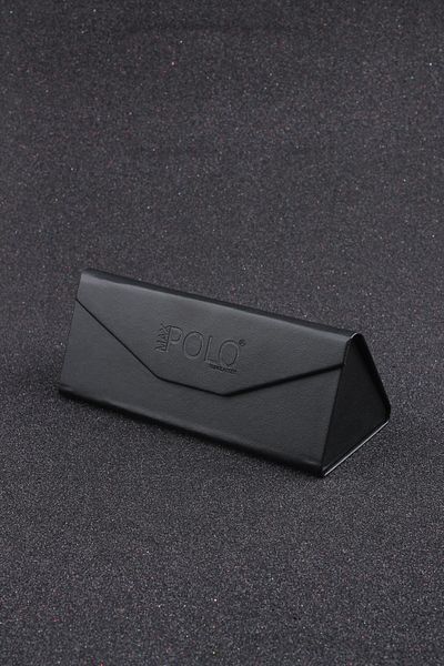 Max Polo Special Design Magnetized Leather Glasses Box Black Mxpkılıfr01