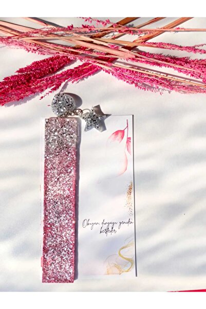 demirbasavm 🌟   علامة كتاب إيبوكسي مصنوعة يدويًا - تصميم شفاف من الراتنج وال...