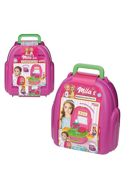 a v d a Mila's Bedroom - Backpack and Toy House Set (Not in Product)