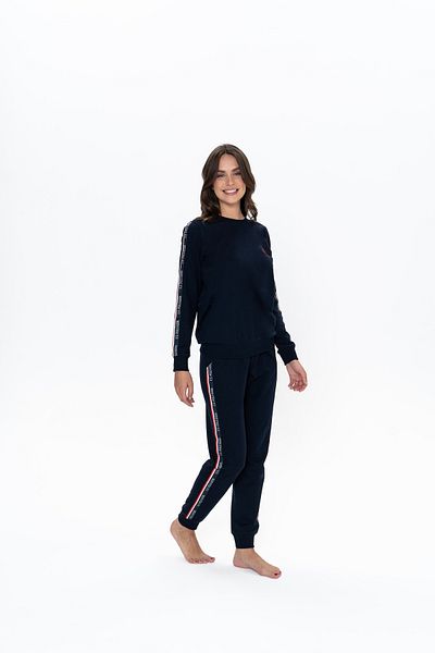 U.S. Polo Assn. Set de 2 piese pentru femei, 100% bumbac, licențiat USPA