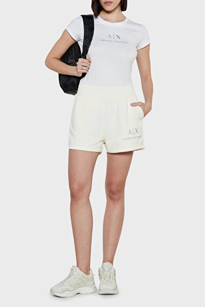 Armani Exchange Logo Cotton Climbing Short Xw 001052 Af11851 U1003