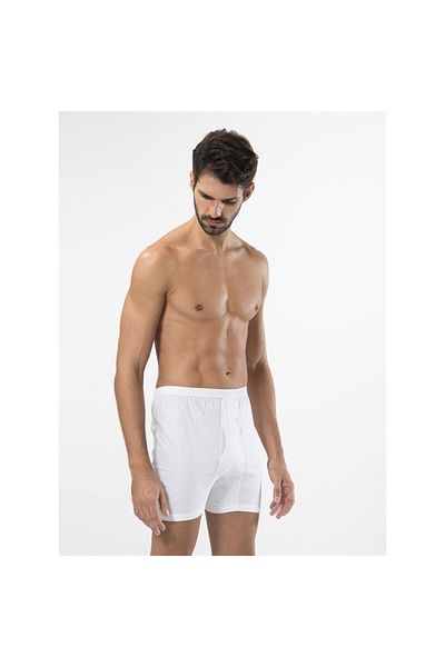TÜREN 114 Ανδρικό χτενισμένο βαμβάκι Argentina Double Pack-λευκό