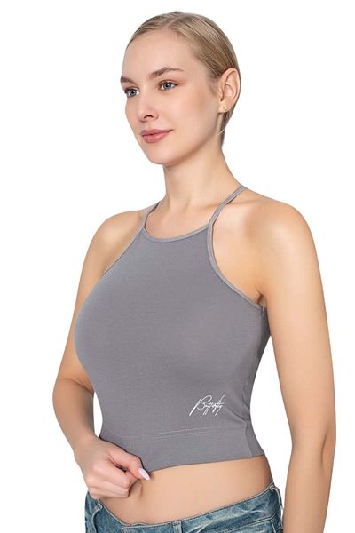 Cotpark 3102 Model Women's Crop Bustier - Rope Strap