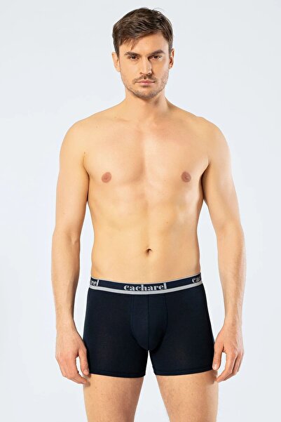 Cacharel 1337 Мъжки трипакет боксерки с ликра - тъмно син&индиго&сакс