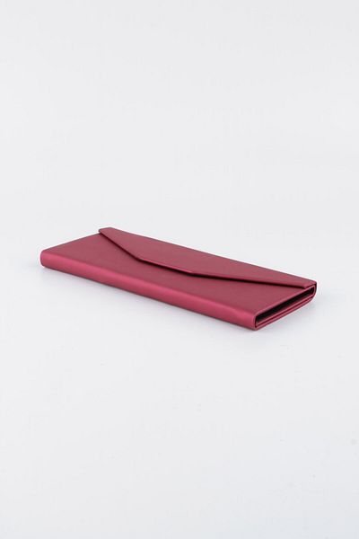 Max Polo Special Design Magnetized Leather Glasses Box Claret Red Mxpkılıfr03