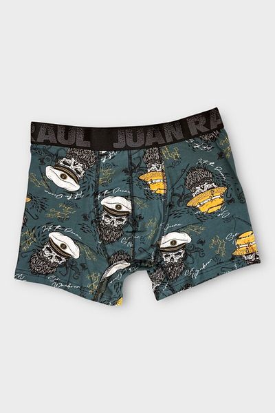 Juan Raul Sailor Skull Pattern Cotton Men's Boxer