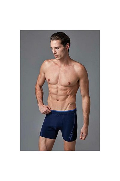 Eros Ανδρικό μπόξερ Μπλε Navy Compact έγχρωμο Boxer Ers014
