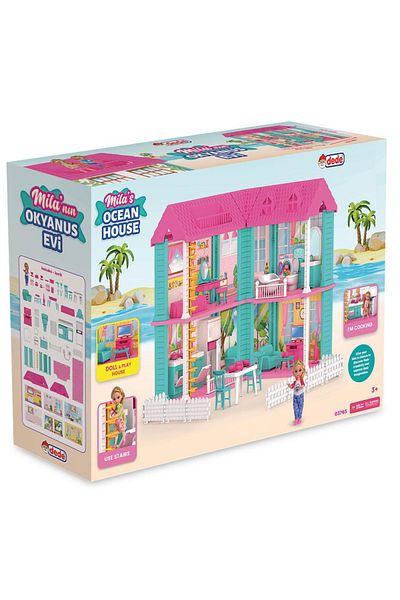 a v d a Mila's Ocean House Toy House Set (Baby Included)