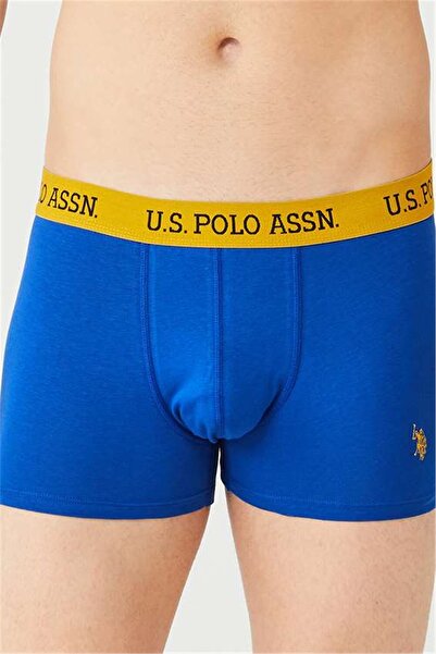 U.S. Polo Assn. U.S. Polo Assn. 80433 Чоловічі труси-боксер з 3-х частин з візерунком та сірим кольором