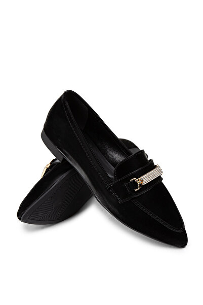 Deery Чорні жіночі туфлі на підборах з пряжкою