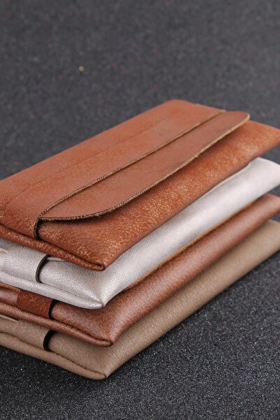 By Marine Θήκη γυαλιών Tan Faux Leather Cover - 24gklfsnr01