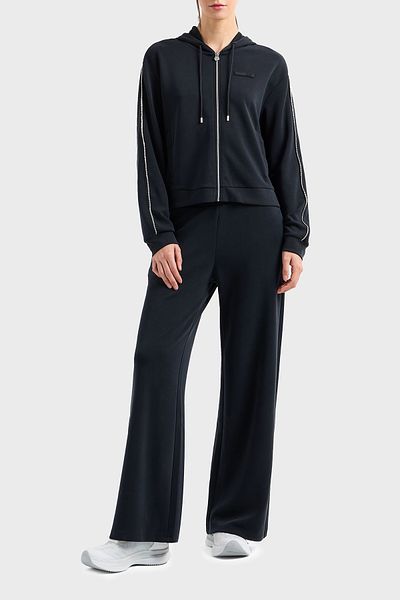EA7 Modal Blended Regular Fit Tracksuit Set Loose Wide Leg Suit